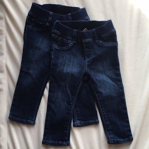 GAP 12-18mo My First Denim Jeans, 2 Pairs